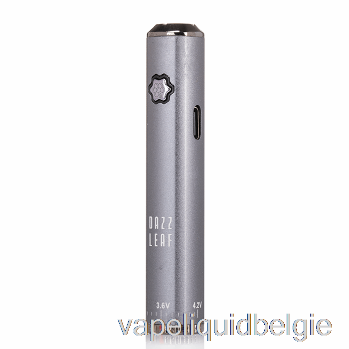 Vape Smaken Dazzleaf Squarii Bottom Twist 510 Batterij Donkergrijs